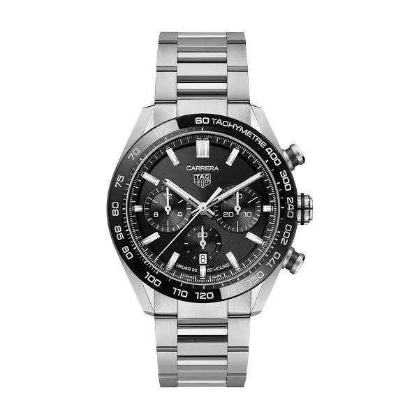 TAG Heuer Carrera Watch with Black Dial Jais Providenciales, 
