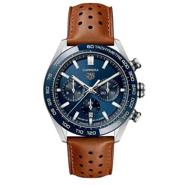 TAG Heuer Carrera Watch with Blue Dial Jais Providenciales, 