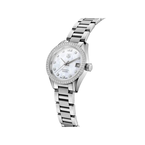 TAG Heuer Carrera Calibre 9 Automatic Ladies Mother of Pearl Steel Watch Image 2 Jais Providenciales, 