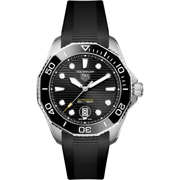 TAG Heuer Aquaracer Professional 300 Watch with Black Dial Jais Providenciales, 