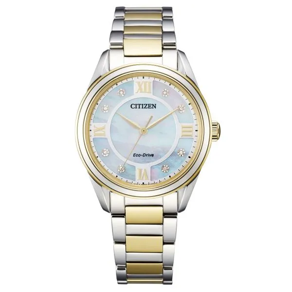 Arezzo 32mm Two-Tone Womens Watch Jais Providenciales, 
