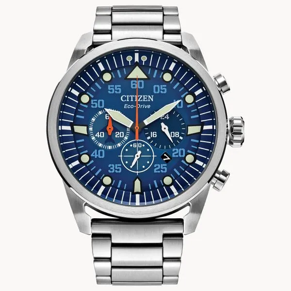 Citizen's Avion Watch with Blue Dial Jais Providenciales, 