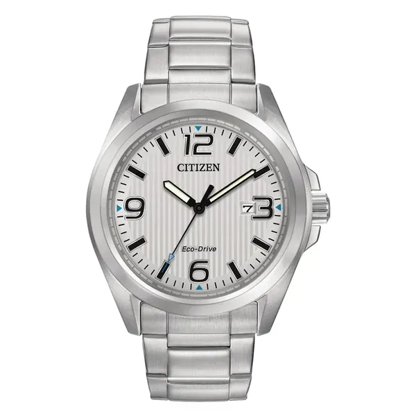 Citizen's Garrison Watch with Silver-toned Dial Jais Providenciales, 