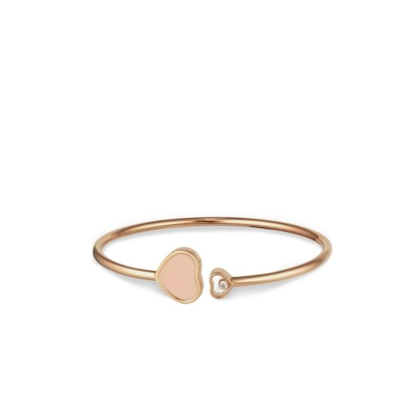 Happy Hearts Bangle with Pink Opal Jais Providenciales, 