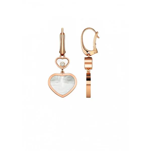 Happy Hearts Drop Earrings with Mother of Pearl Jais Providenciales, 