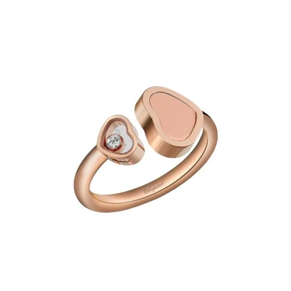 Happy Hearts Ring with Pink Opal Jais Providenciales, 