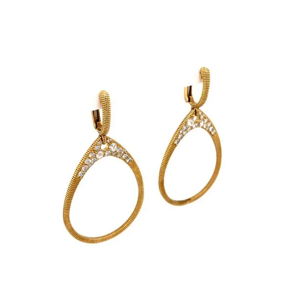 Pave Diamond Earrings Image 2 Jais Providenciales, 