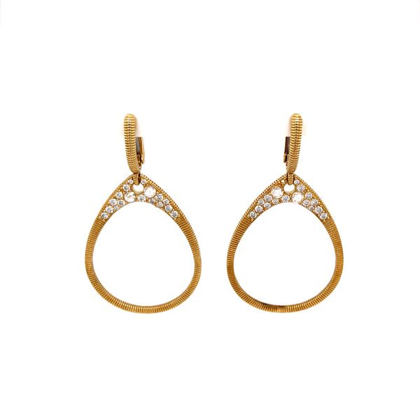 Pave Diamond Earrings Jais Providenciales, 