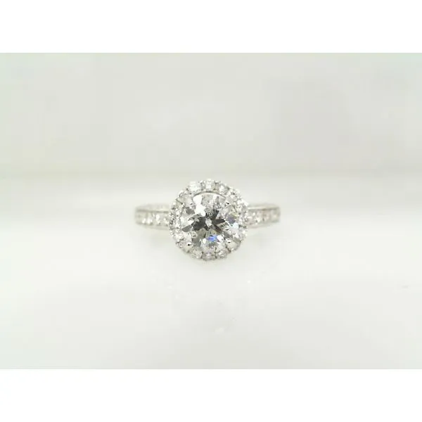 White 14 Karat Engagement Ring James Martin Jewelers Dubuque, IA