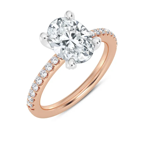 14K Rose Diamond Semi-Mount James Martin Jewelers Dubuque, IA