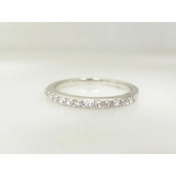 White 14K Wedding Band James Martin Jewelers Dubuque, IA