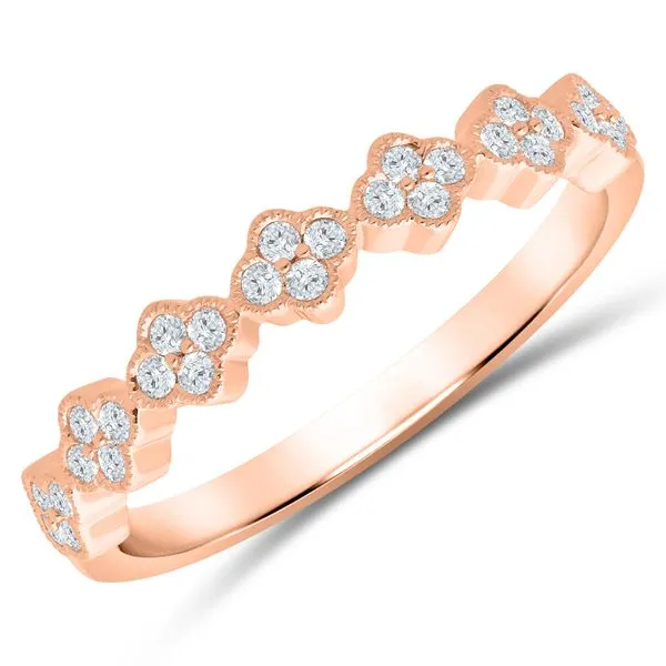 10K Rose Wedding Band James Martin Jewelers Dubuque, IA