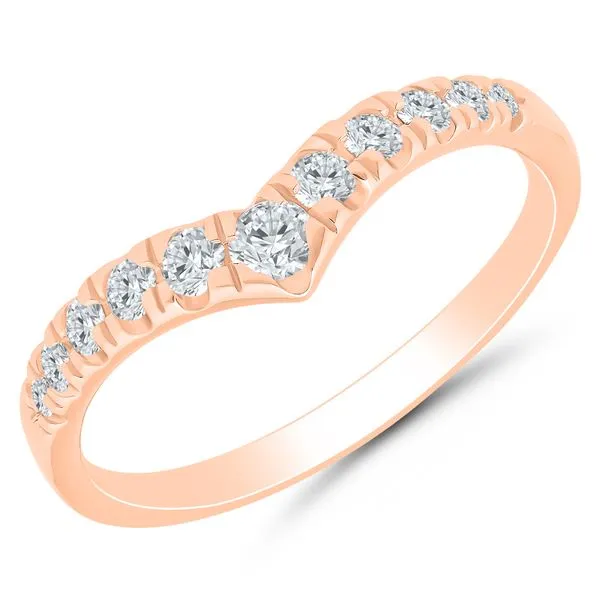 Rose 14 Karat Wedding Band James Martin Jewelers Dubuque, IA