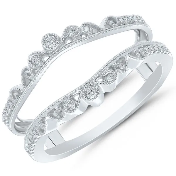 10K White Wedding Band James Martin Jewelers Dubuque, IA