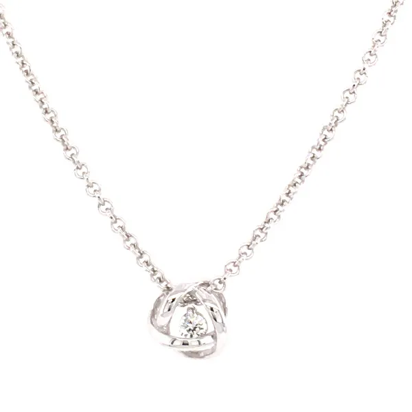 Sterling Silver Lab Grown Diamond Pendant James Martin Jewelers Dubuque, IA