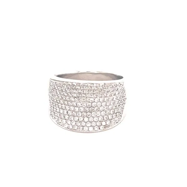 14K White Diamond Fashion Ring James Martin Jewelers Dubuque, IA