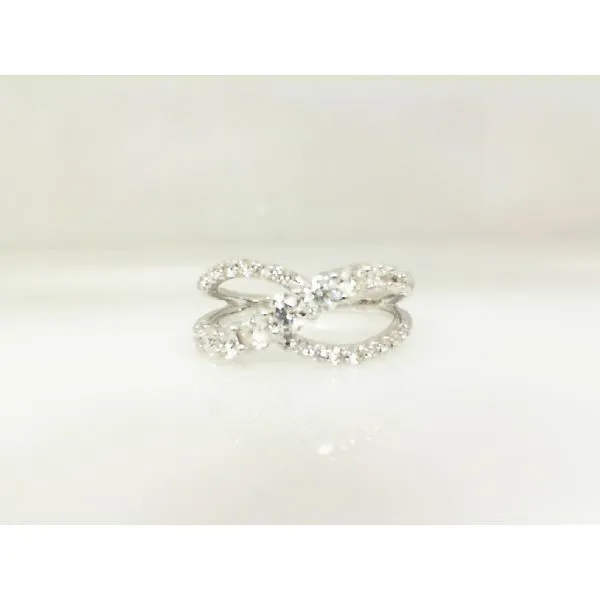 14K White Diamond Fashion Ring James Martin Jewelers Dubuque, IA