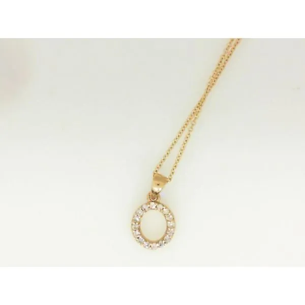Yellow 14 Karat Diamond Pendant James Martin Jewelers Dubuque, IA