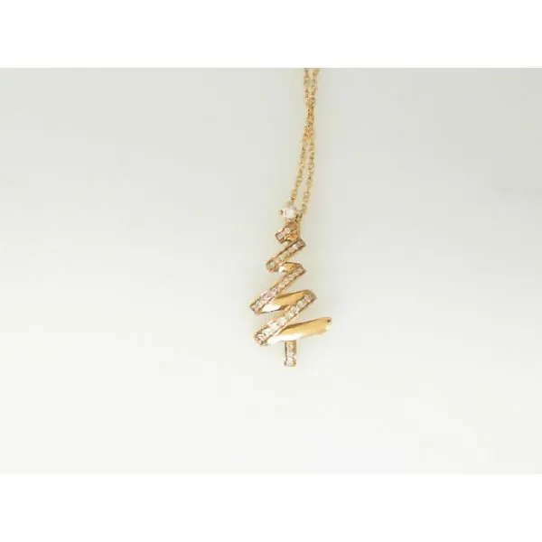 14K Yellow Diamond Pendant James Martin Jewelers Dubuque, IA