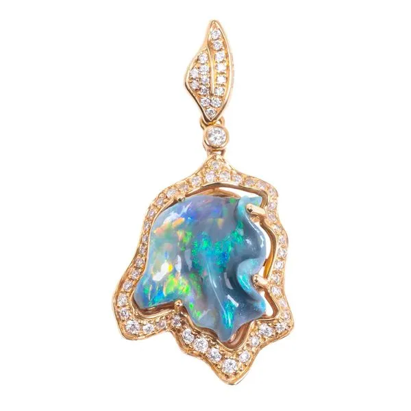 Yellow 18Kt Opal Pendant James Martin Jewelers Dubuque, IA