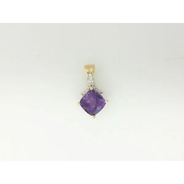 14K Yellow Amethyst Pendant James Martin Jewelers Dubuque, IA