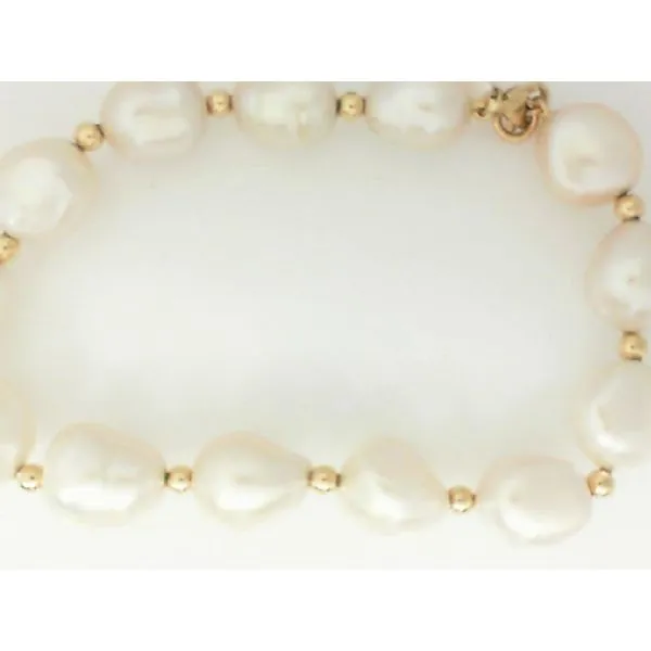 Yellow 14 Karat Pearl Bracelet James Martin Jewelers Dubuque, IA