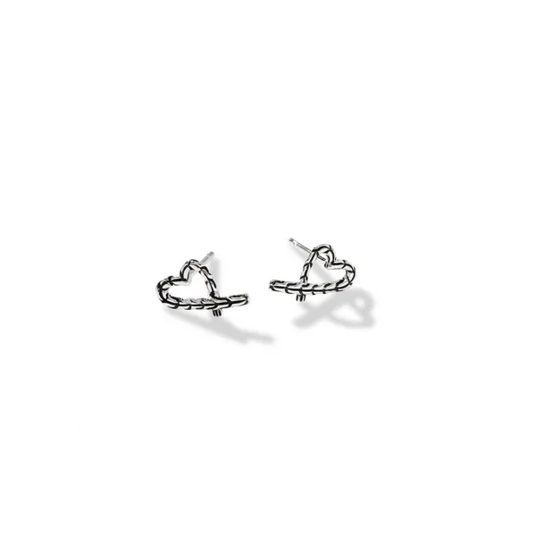 John Hardy Sterling Silver Manah Stud Earrings James Martin Jewelers Dubuque, IA