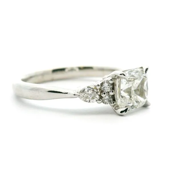 14K White Gold Diamond Engagement Ring Image 2 Jaymark Jewelers Cold Spring, NY