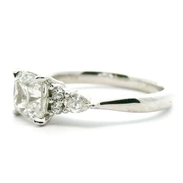 14K White Gold Diamond Engagement Ring Image 3 Jaymark Jewelers Cold Spring, NY