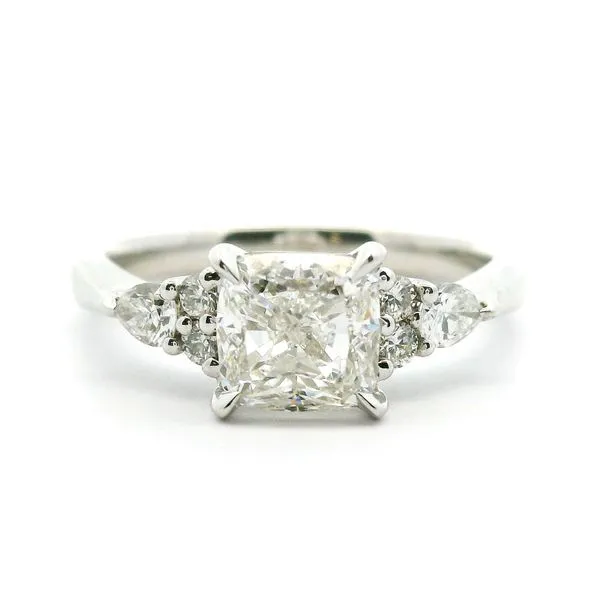 14K White Gold Diamond Engagement Ring Jaymark Jewelers Cold Spring, NY