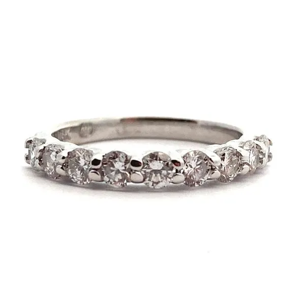 14k White Gold Diamond Band .77cttw Jaymark Jewelers Cold Spring, NY