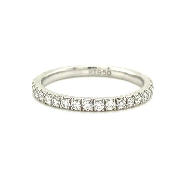 Platinum French Pave Cut Diamond Band, 0.32cttw Jaymark Jewelers Cold Spring, NY