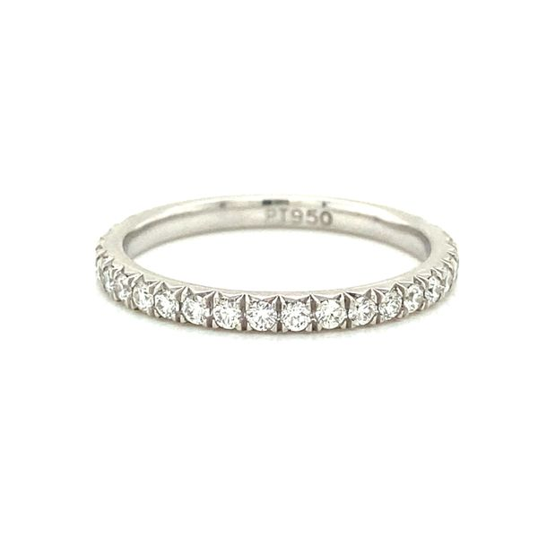 Platinum French Pave Cut Diamond Band, 0.32cttw Jaymark Jewelers Cold Spring, NY