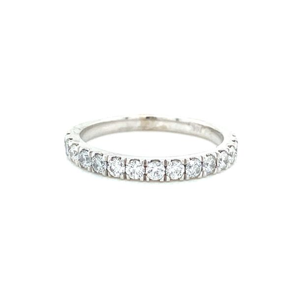 14K White Gold Dove Tail Pave Diamond Band, 0.60cttw Jaymark Jewelers Cold Spring, NY