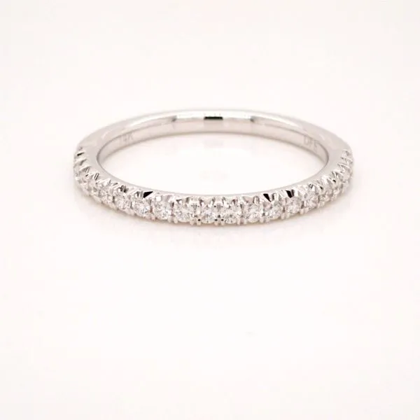 14K White Gold French Cut Diamond Band Jaymark Jewelers Cold Spring, NY