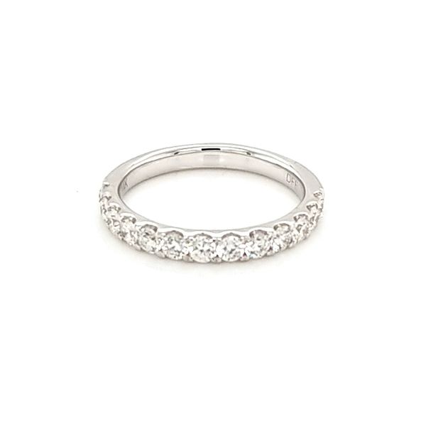 14k white gold diamond diamond wedding band Jaymark Jewelers Cold Spring, NY