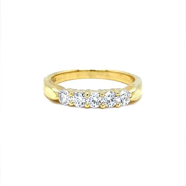 18K Yellow Gold Diamond Band, .53cttw Jaymark Jewelers Cold Spring, NY