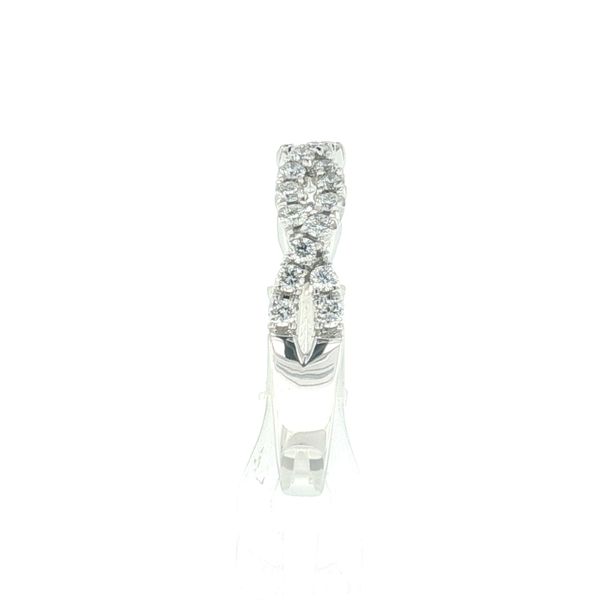 14K White Gold Prong Set Diamond 'Helix' Band, 0.57cttw Image 5 Jaymark Jewelers Cold Spring, NY