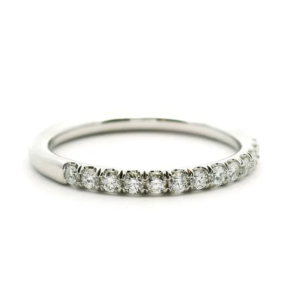 14K White Gold Dove Tail Cut Diamond Wedding Band, .33cttw Image 3 Jaymark Jewelers Cold Spring, NY