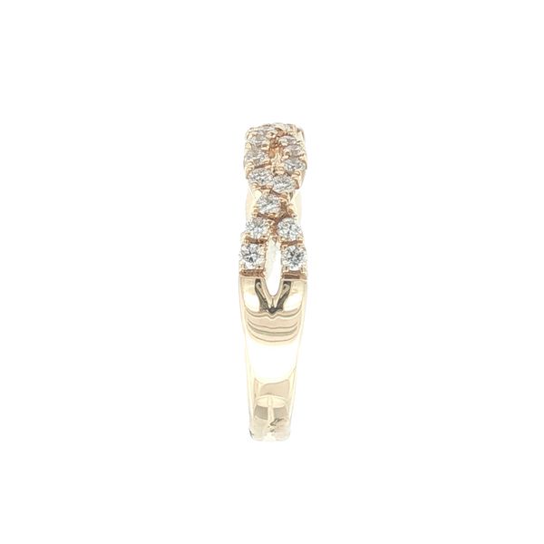 14K Yellow Gold Prong Set Diamond 'Helix' Band, 0.57cttw Image 5 Jaymark Jewelers Cold Spring, NY