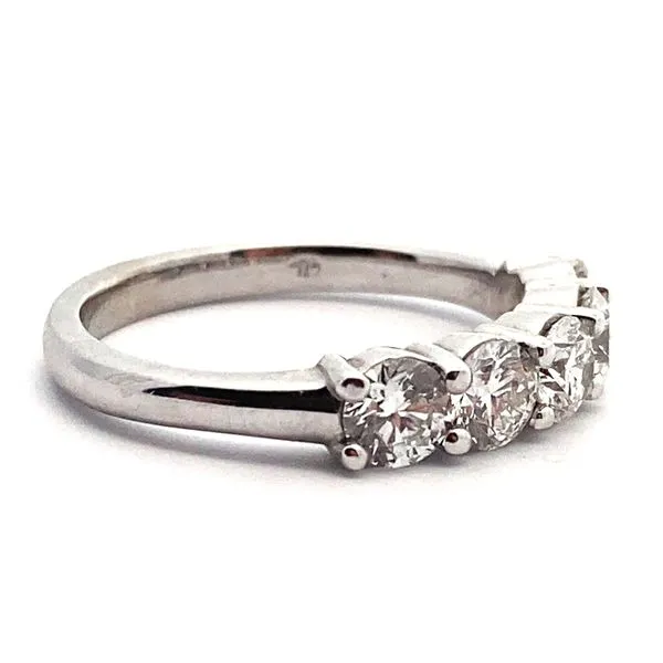 14K White Gold Diamond Band Image 2 Jaymark Jewelers Cold Spring, NY
