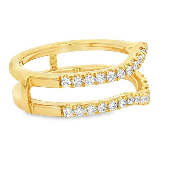 14K Yellow Gold Diamond Insert Ring Image 4 Jaymark Jewelers Cold Spring, NY
