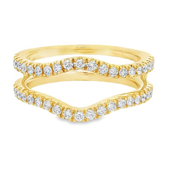 14K Yellow Gold Diamond Insert Ring Jaymark Jewelers Cold Spring, NY