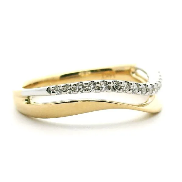 14K White and Yellow Gold Diamond Ring Image 3 Jaymark Jewelers Cold Spring, NY