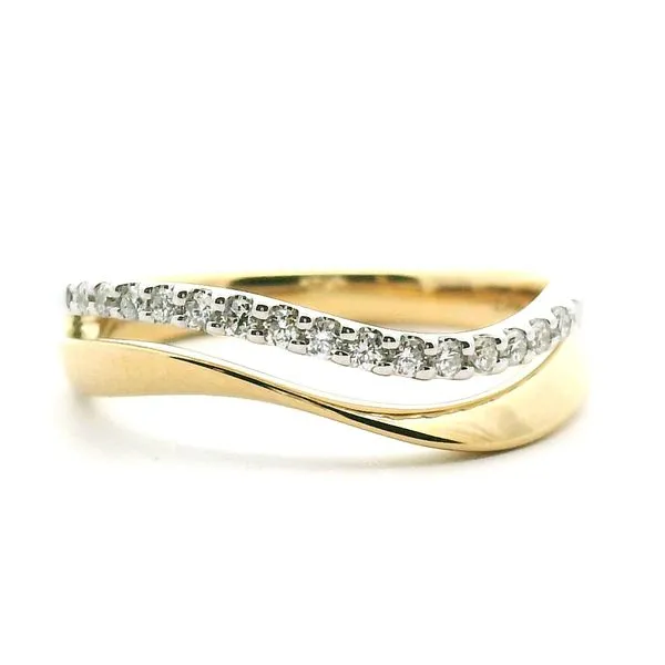 14K White and Yellow Gold Diamond Ring Jaymark Jewelers Cold Spring, NY