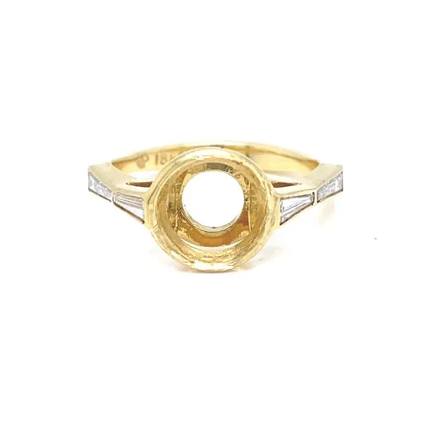 18K Yellow Gold Diamond Mounting Jaymark Jewelers Cold Spring, NY