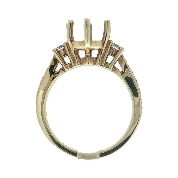 14K Yellow Gold Six Prong Diamond Mounting Image 5 Jaymark Jewelers Cold Spring, NY