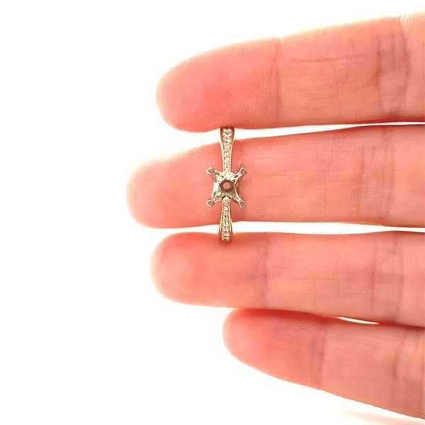 14K Yellow Gold Diamond Mounting Image 2 Jaymark Jewelers Cold Spring, NY