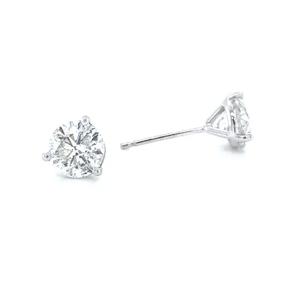 14K WHITE GOLD 1.25CTTW DIAMOND STUD EARRINGS