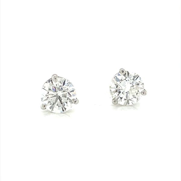 14K White Gold Diamond Martini Stud Earrings, 1.00cttw Jaymark Jewelers Cold Spring, NY